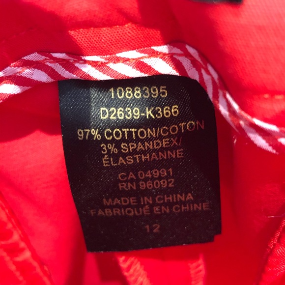 Sz12 $22 dalia cropped coral pants - Picture 9 of 11